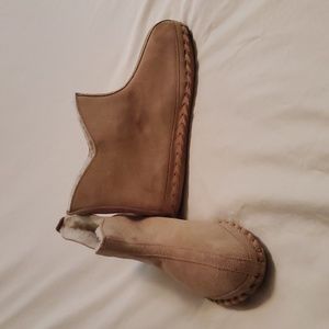 Harley Davidson split leather slippers